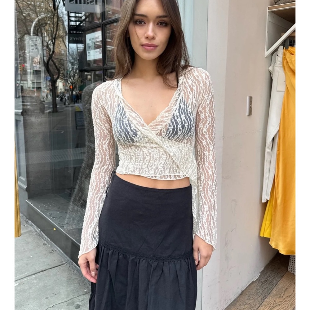 ISALIS Florence Lace Blouse (new with tags)